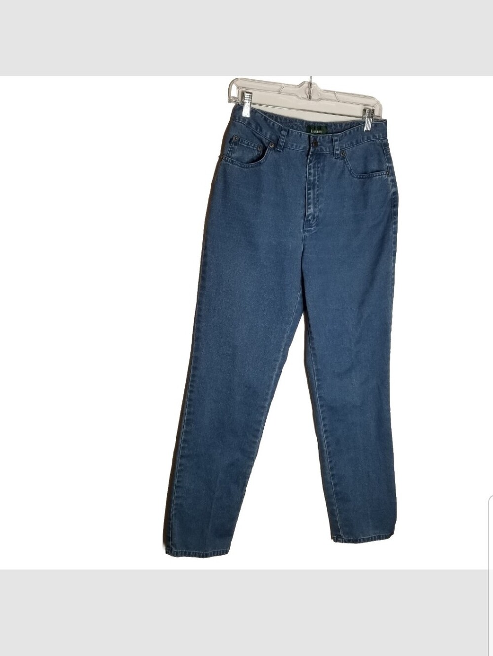 Lauren Ralph Lauren Jeans Women's 8 Classic Straight Leg High Rise Blue Denim